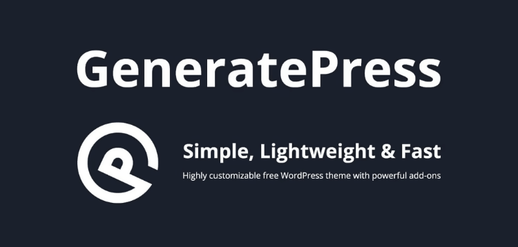 Item cover for download GeneratePress – Simple, Lightweight and Fast WordPress Theme