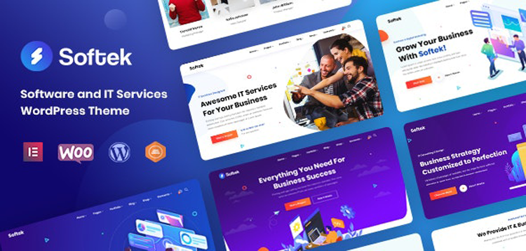 Item cover for download Softek - Software & IT Solutions WordPress Theme