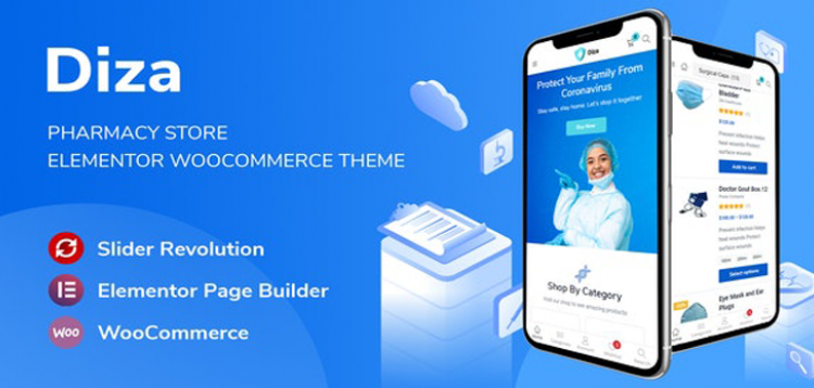 Item cover for download Diza - Pharmacy Store Elementor WooCommerce Theme
