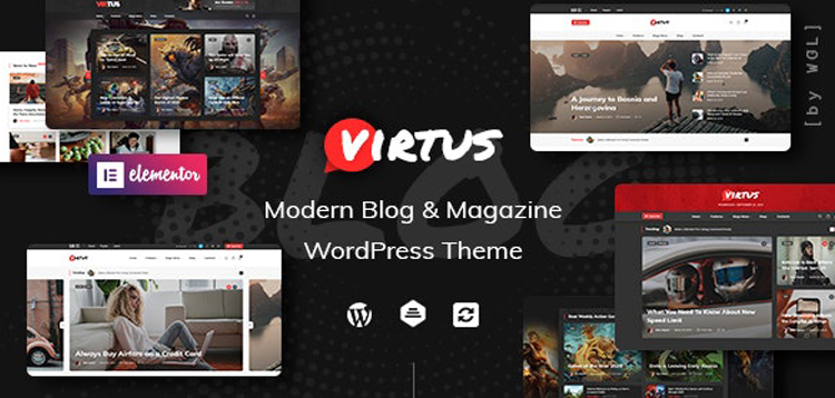 Item cover for download Virtus - Modern Blog & Magazine WordPress Theme