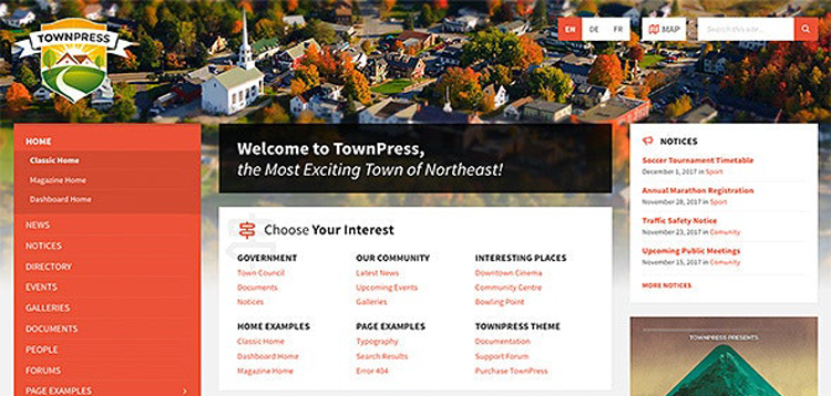 Item cover for download TownPress - Municipality WordPress Theme