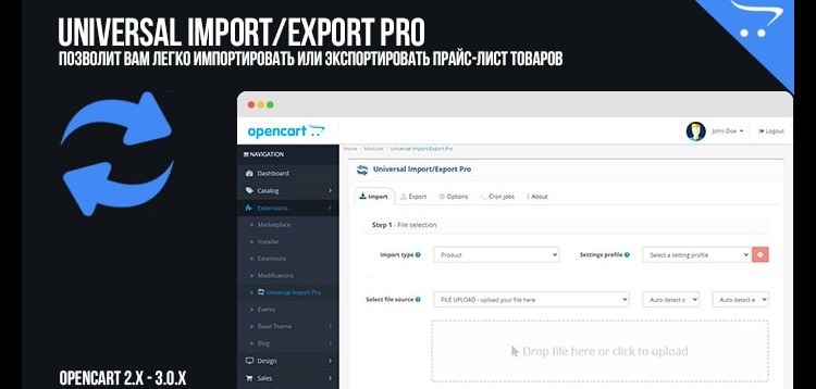 Item cover for download Universal Import/export Pro - Import Exports 3x