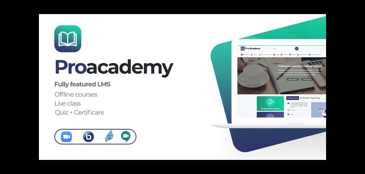 Item cover for download Proacademy - LMS & Live Classes Marketplace