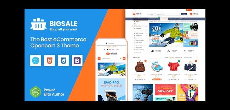 Item cover for download BigSale - The Multipurpose Responsive SuperMarket Opencart 3 Theme ( 6 Designs Ready)