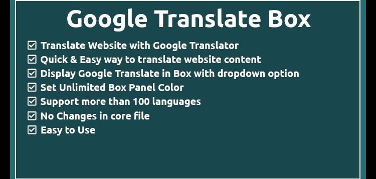 Item cover for download Google Translate Box