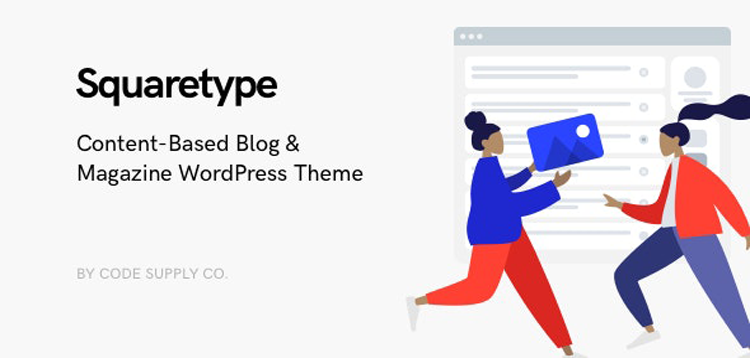 Item cover for download Squaretype - Modern Blog WordPress Theme