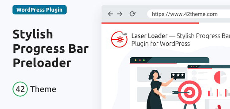 Item cover for download Laser Loader — Stylish Progress Bar Preloader