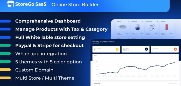 Item cover for download StoreGo SaaS - Online Store Builder