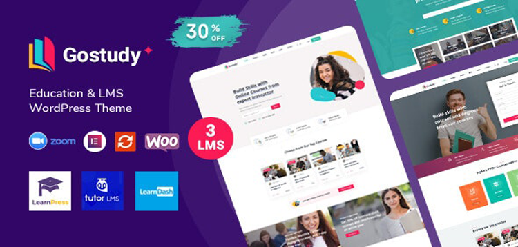 Item cover for download Gostudy - Education WordPress Theme