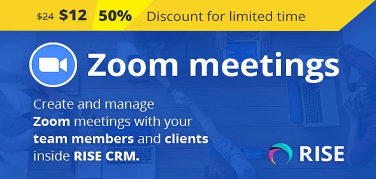 Item cover for download Zoom Integration for RISE CRM