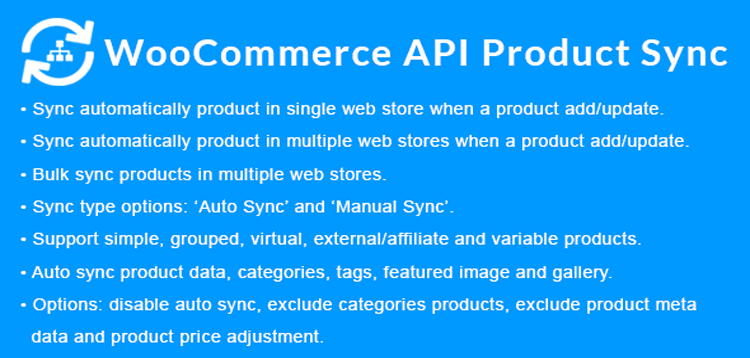 Item cover for download WooCommerce API Product Sync with Multiple WooCommerce Stores (Shops)