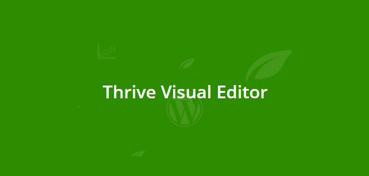 Item cover for download Thrive Themes Visual Editor Plugin
