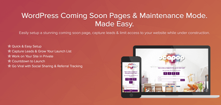 SeedProd Coming Soon Pro - WordPress Coming Soon Pages & Maintenance Mode