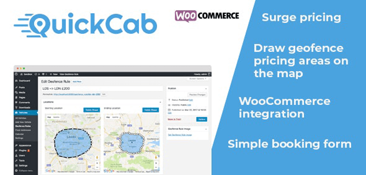 Item cover for download QuickCab: WooCommerce Taxi Booking Plugin