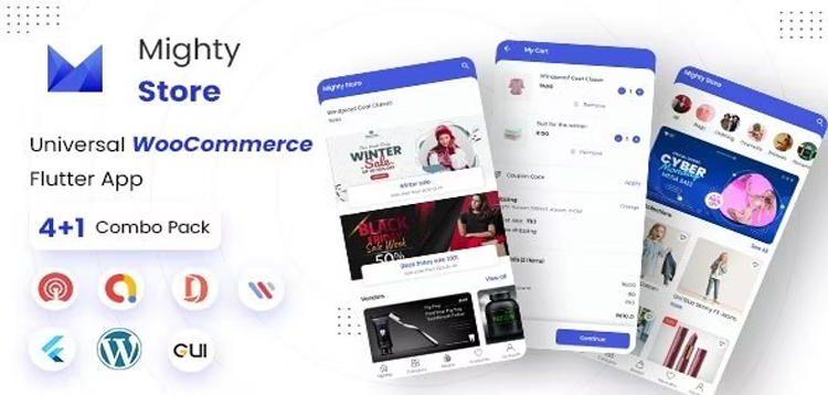 Item cover for download MightyStore WooCommerce - Flutter E-commerce Full App