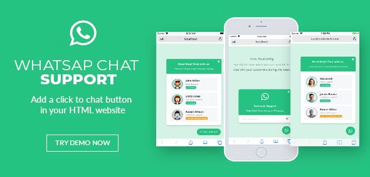 Item cover for download WhatsApp Chat Support - jQuery Plugin