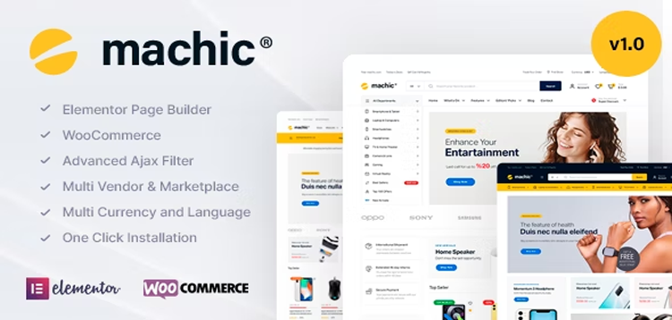 Item cover for download Machic - Electronics Store WooCommerce Theme