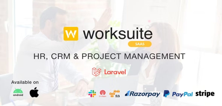 Item cover for download Worksuite Saas - Project Management System