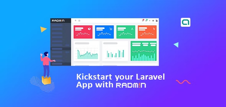 Item cover for download Radmin - Laravel Admin starter with REST API, User Roles & Permission