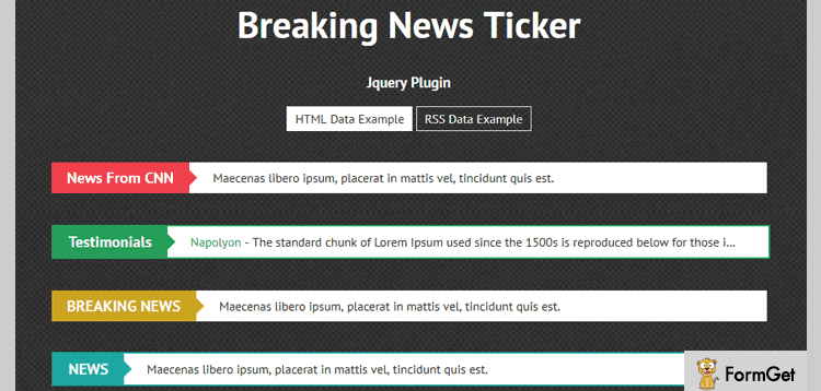 Item cover for download Ideabox Breaking News Ticker - jQuery Plugin
