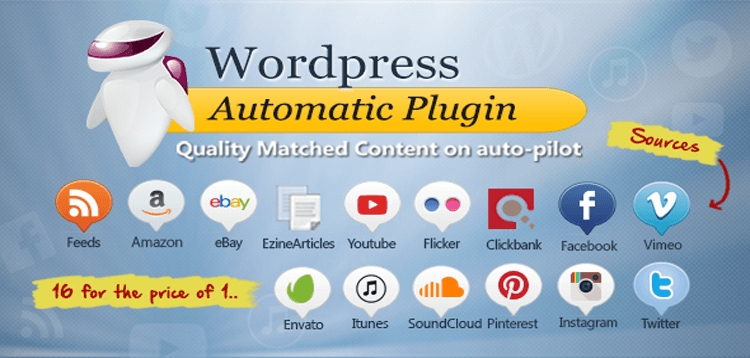Item cover for download Wordpress Automatic Plugin