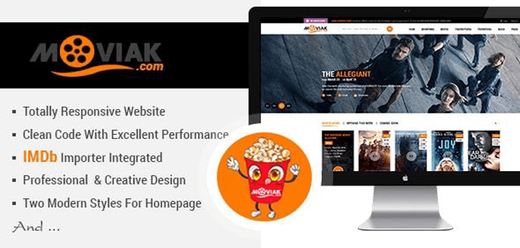 Item cover for download AmyMovie - Movie and Cinema WordPress Theme