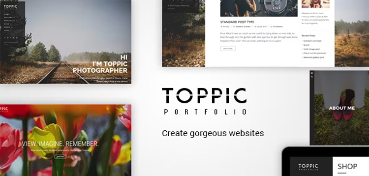 Item cover for download TopPic - Portfolio Photography Theme