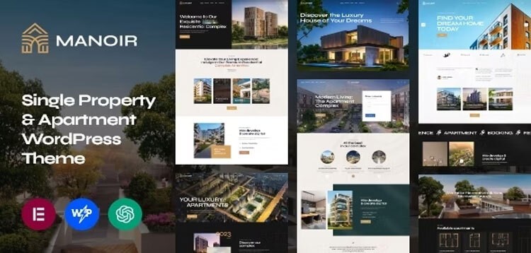 Item cover for download Manoir - Single Property & Apartment WordPress Theme