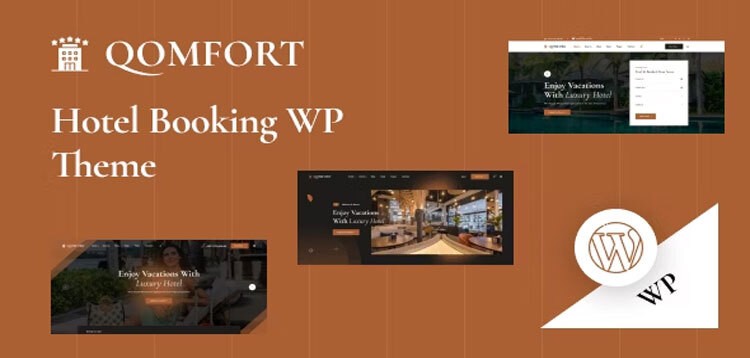 Item cover for download Qomfort - Hotel Booking WordPress Theme