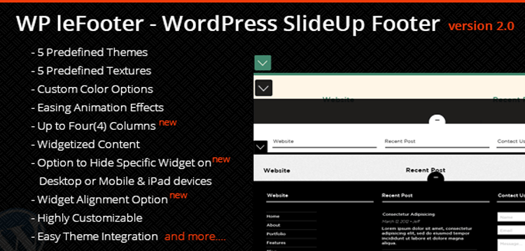 Wordpress футер