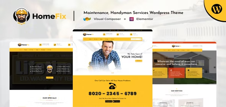 Item cover for download Home Fix - Maintenance, Handyman Services Theme