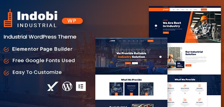 Item cover for download Indobi - Industrial WordPress Theme