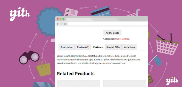 Item cover for download YITH WooCommerce Tab Manager Premium