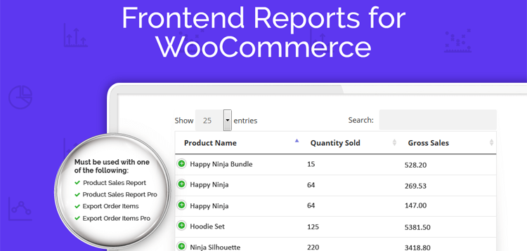 Item cover for download WPZone Frontend Reports for WooCommerce