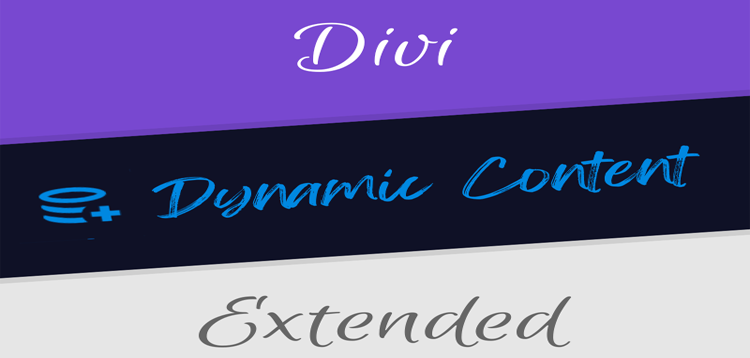 Item cover for download Divi Dynamic Content Extended