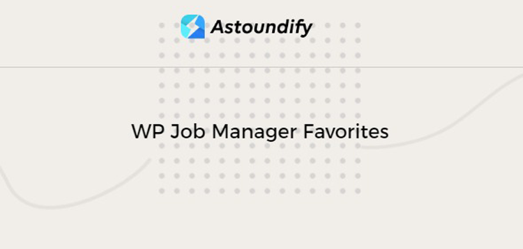 Item cover for download WP Job Manager Favorites