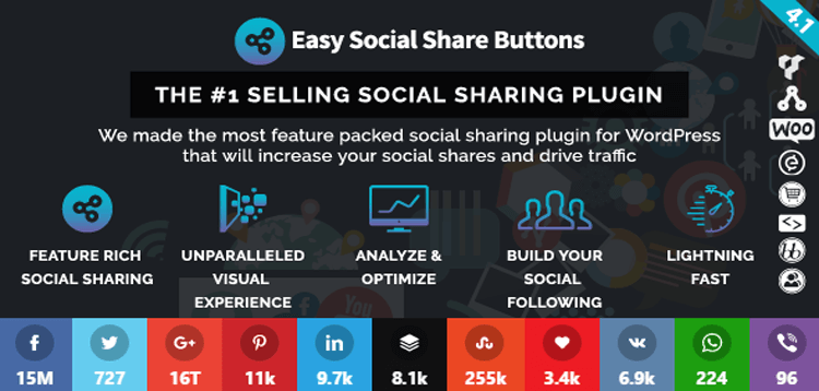 Item cover for download Easy Social Share Buttons for WordPress