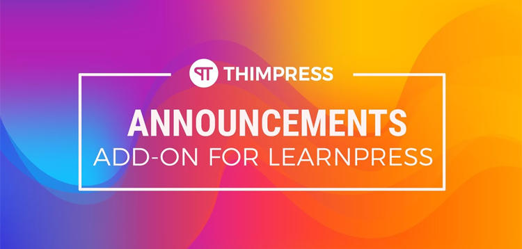 Item cover for download LearnPress Announcements Add-on