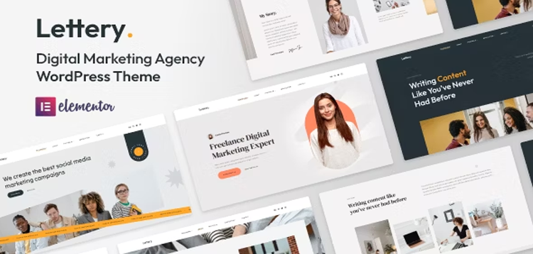 Item cover for download Lettery - Digital Marketing Agency WordPress Theme