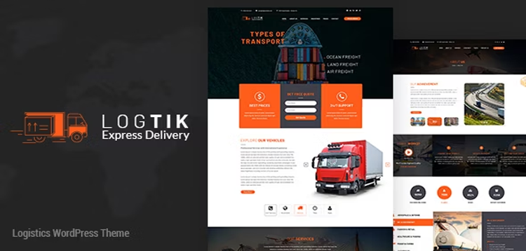 Item cover for download Logtik | WP Logistics, Cargo & Transportation