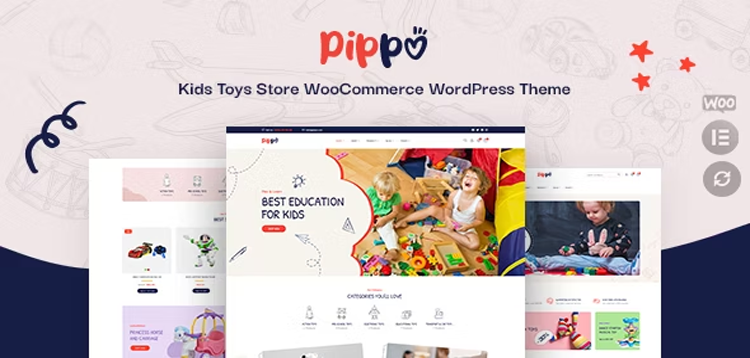 Item cover for download Pippo- Kids Toys Store WooCommerce WordPress Theme