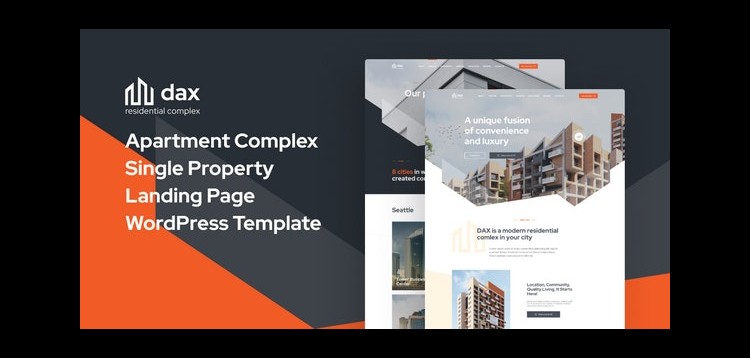 Item cover for download DAXX - Apartment Complex WordPress Theme