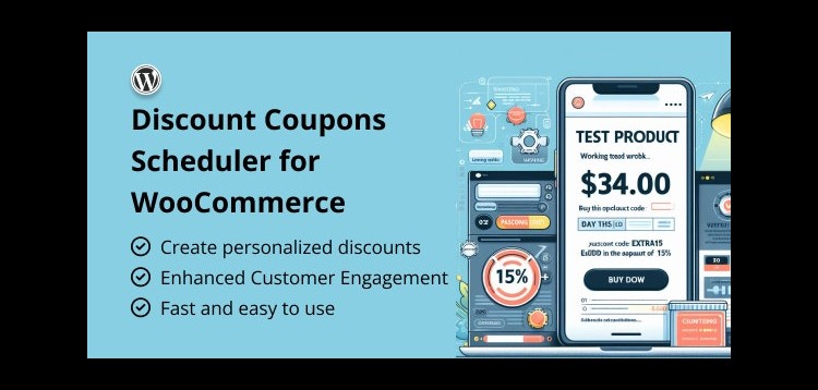 Item cover for download Discount Coupons Scheduler for WooCommerce