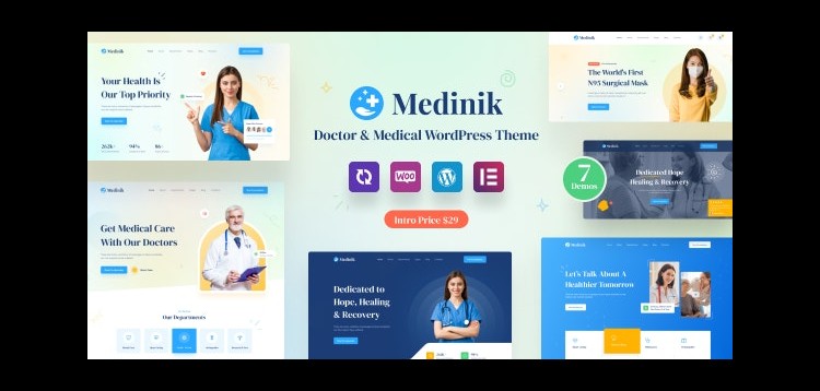 Item cover for download Medinik- Doctor & Medical WordPress Theme