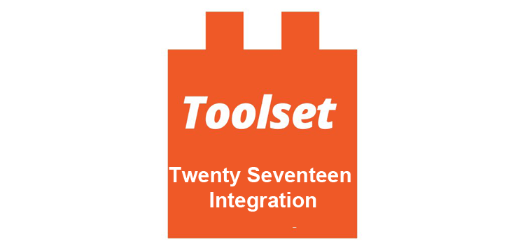 Item cover for download Toolset Twenty Seventeen Integration