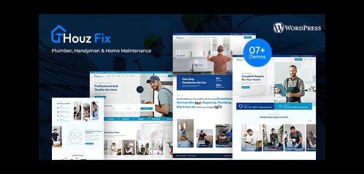 Item cover for download HouzFix - Plumber, Handyman Services WordPress Theme