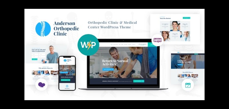 Anderson | Orthopedic Clinic WordPress Theme