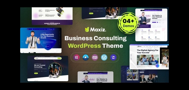 Maxiz - Business Consulting WordPress Theme