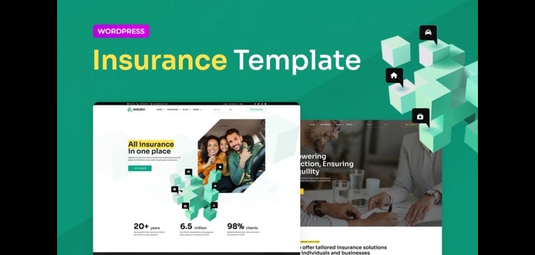 Item cover for download Insurx – Insurance Agency Elementor Pro Template Kit