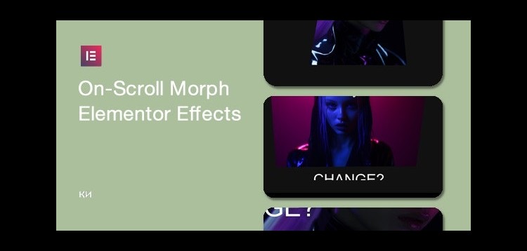 Item cover for download On-Scroll Morph Effects for Elementor